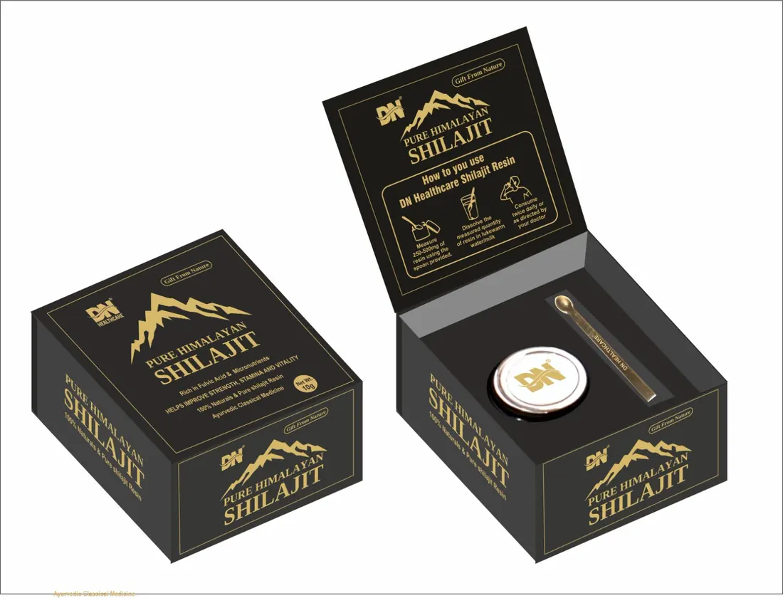 DN Healthcare Pure Himalayan Shilajit Resin Box